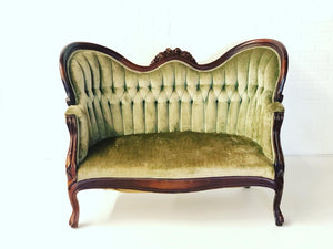 Green Parlor Loveseat