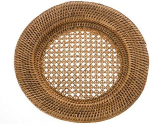 Rattan Honey Charger