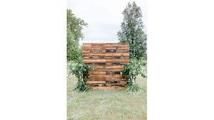 Reclaimed Wood Backdrop, 8ftx8ft