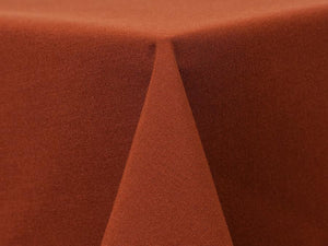 Terra Cotta Polyester Linens